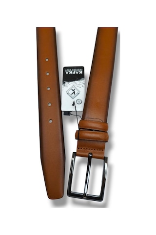 Kafka K140-26 Hakiki Deri Klasik Erkek Kemer 105 Cm Taba