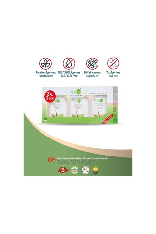 Saç Bakım Ve Onarım Şampuanı 300 Ml 3'lü Set Tüm Saç Tipleri