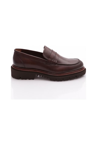 Dgn 6528 Erkek Loafer Ayakkabi Kahve