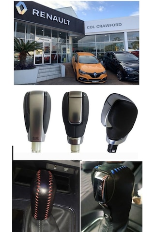 Renault Otomatik Vites Topuzu Kılıfı El Yapımı Hakiki Deri