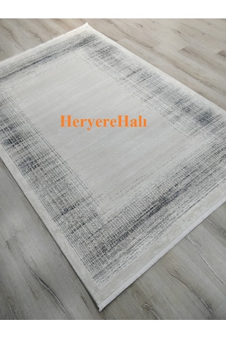 Lagos Xw Lgs 08 Cream Sılver Hav Toz Vermez Modern Makina Halısı