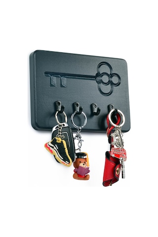 Woodcraft Mini Anahtar Askısı, Askılık, Anahtarlık (515858633) Antrasit