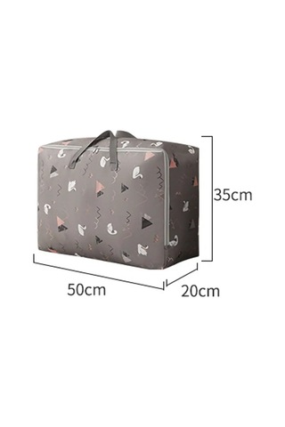 Myston House Battaniye, Yastık, Çarşaf, Giysi Ve Ceketler İçin Saklama Düzenleyici 168839511 Gri