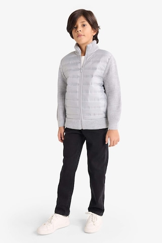 Defacto Erkek Çocuk Yarım Balıkçı Yaka Fermuarlı Triko Hırka C1765a825augr400 Gri