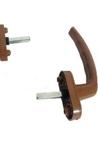 Pvc Pimapen Pencere Kolu Alüminyum Kahve Rengi Pencere Kolu