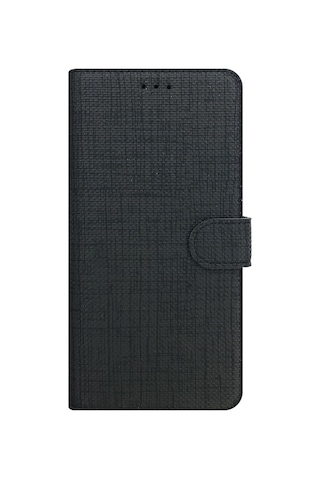 Samsung Galaxy Uyumlu M30 (M305) Kılıf FitCase Fabric Kapaklı Cüzdanlı