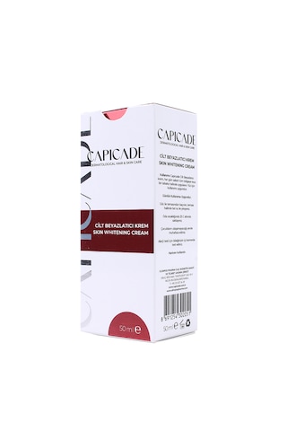 Capicade Cilt Beyazlatıcı Krem