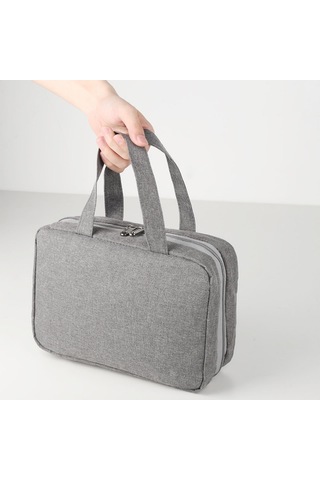 Suntek Asılı Tuvalet Çantaları Makyaj Çantası Suya Gri Gri Diğer