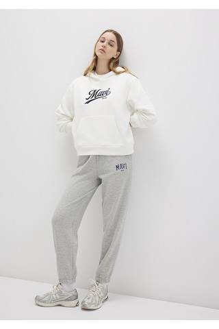 Mavi - Mavi Logo Baskılı Gri Eşofman Altı 1010757-82816 Gri