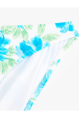 Koton Çiçekli Bikini Altı Mavi Desenli 6sak00207mm