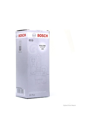 Bosch  Ampul 12V 21W 1016 Çift Duy Şaşı P21 5W Bay15D 10 Adet