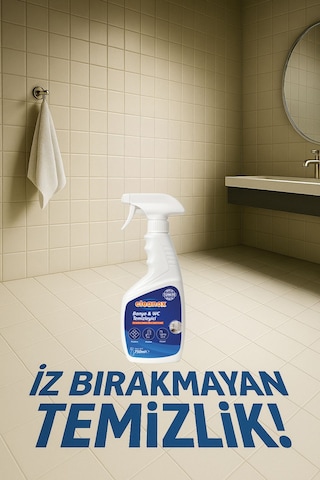 Ultra Güçlü Tuvalet/wc-banyo Temizleyici Ve Kireç Çözücü Okyanus Kokulu Sprey 750 Ml Diğer