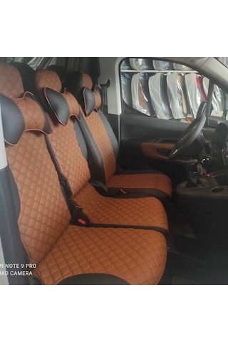 Opel Combo Panelvan Araca Özel Deri Oto Koltuk Kılıfı