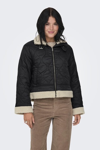 Only Onlvanıa Quılted Avıator Jacket Otw Siyah 15325969 Siyah