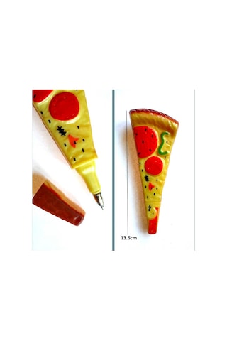 Omeniv Vintage Tasarım Pizza Tükenmez Kalem