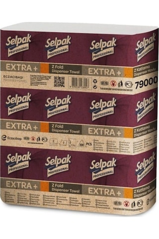 Selpak Professional Extra Z Katlama Dispenser Kağıt Havlu 6 x 200'lü Selpak Professional Extra Z Katlama Dispenser Kağıt Havlu 6 x 200'lü