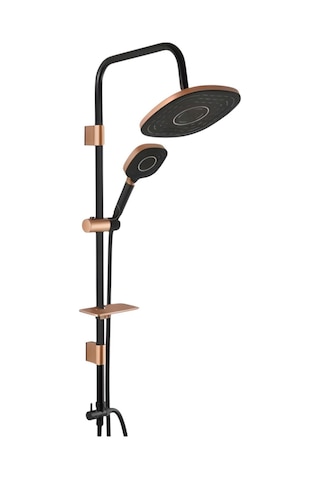 Diamond Coral Bronze-black Tall Sistem Duş Seti Diğer
