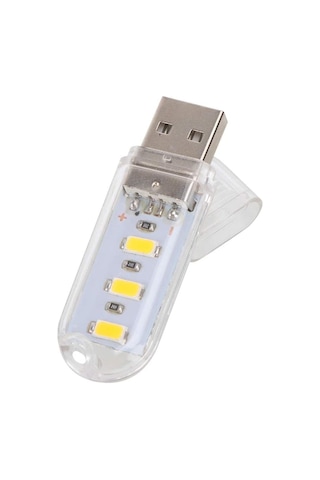 Taşınabilir Mini USB 3 LED GünIşığı Lamba 5730 SMD Kamp Stick Led