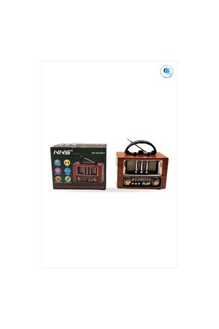Nostalji Radyo Ahşap Görünümlü Taşınabilir Am Fm Sw Bluetooth Usb