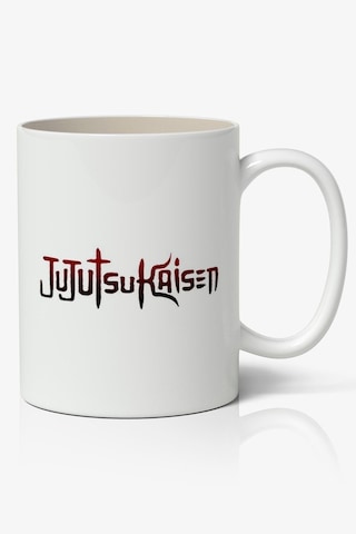 Jujutsu Kaisen Logolu Anime Baskılı Beyaz Kupa Bardak Beyaz