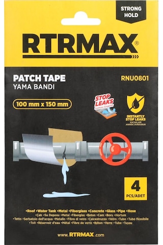 Rtrmax Rnu0801 Yama Bandı 100 Mm X 150 Mm - 4 Adet