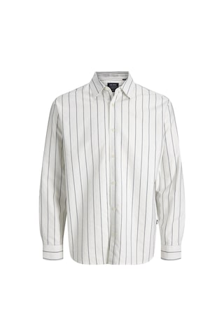 Jack & Jones Erkek Relaxed Fit Uzun Kollu Gömlek - Axel - 12298893 White