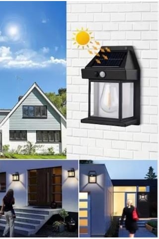 Helios 10w Solar Duvar Aplik Beyaz Işık Hs-4028