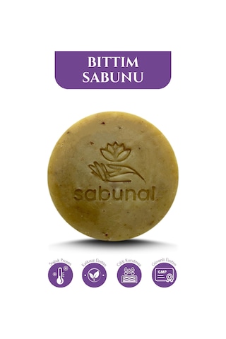 Sabunal Bıttım Sabunu 3 Adet - Cilt Sorunlarına Yönelik - Yoğun Doğal Saç ve Cİlt Bakım Sabunu