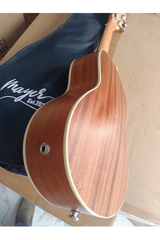 Mayer Lut-29eq Model Concert Boy Elektro Ukulele-kılıf Ve Pena