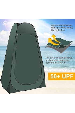 Kamp Pop Up Tuvalet Çadır Duş Gizlilik Çadırı Taşınabilir Değişen Soyunma Çadırları Odası Güneşlik Açı Çok Renkli