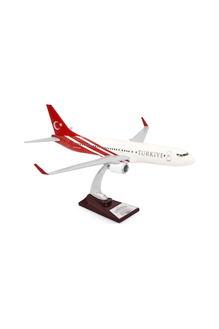 ZekUpp - Maket Uçak - Boeing 737-800 1/100 - TÜRKİYE Özel Tasarımlı Uçak Model F