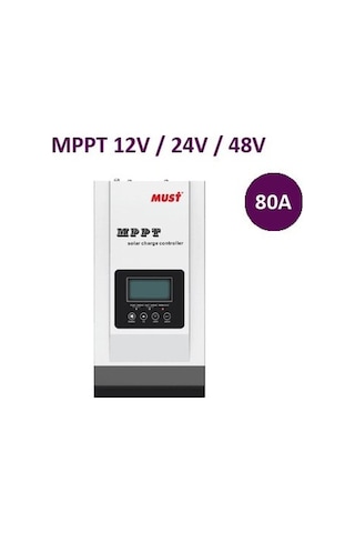 Must 80A Amper Mppt Solar Şarj Kontrol Cihazı