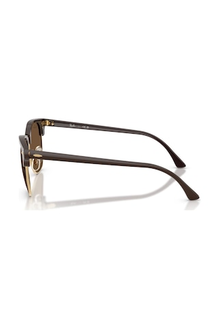 Ray-ban Rb 3016 687853 51 Clubmaster Unisex Kare Kahverengi Kemik Güneş Gözlüğü