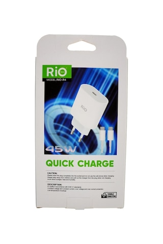 Rio Tech Model Rıo-r4 45w Hızlı Şarj Adaptörü
