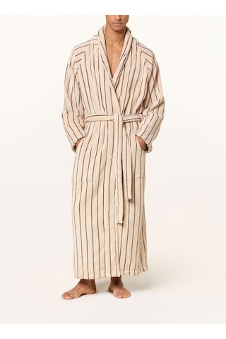 Bongusta Unisex Bornoz Naram Şal Yaka Pamuk 136 Cm Bej
