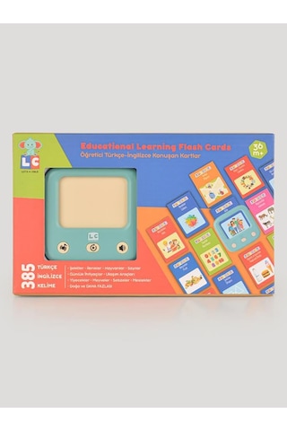 Let's Be Child Öğretici Türkçe & İngilizce Konuşan Kartlar Mavi