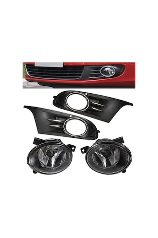 Volkswagen Golf 6 Sis Farı Çerçeveli Oem Tip Nikelajlı 2009-2013