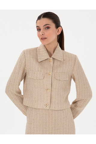 Pierre Cardin Kadın Bej Ceket 50300056-vr011 Bej