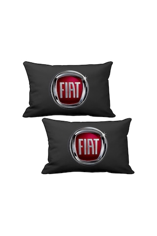 Fiat 2 Li Lüks Araç Boyun Yastığı 5 Renk Ahşap Anahtarlık