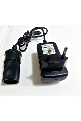 Yatak Pompa Adaptörü Çakmak Adaptörü Araç Çakmaklık Çevirici Ev Tipi 30w/2,5/12v Çok Renkli