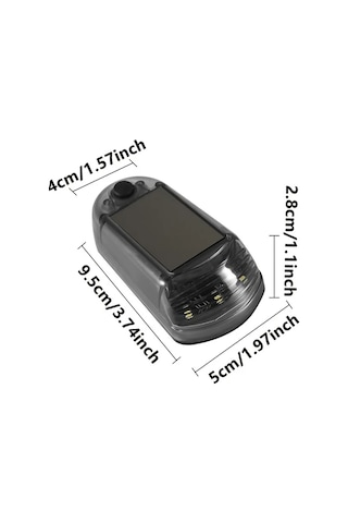 Xuweiwei 4 Adet Beyaz Yeni Tip Mikro Led Araba Işıkları Motosiklet Bisiklet Dekorasyon Modifikasyon