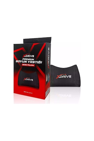 Xdrive Premium Baş Yastığı Siyah Kumaş