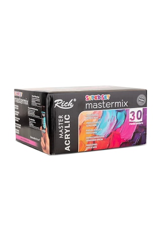 Rich Mastermix 30x60ml Supermix Akrilik Boya Seti / 19847 Diğer