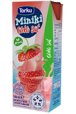Torku Miniki Çilekli Süt 180 Ml X 24 Adet
