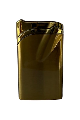 Premiumquality Tek Torch Pürmüz Gold Metal Puro Çakmağı - Tr8636