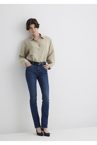 Mavi - Mona Gold Klasik Vintage Koyu Mavi Jean Pantolon 1049787784 Gece Mavisi Lacivert