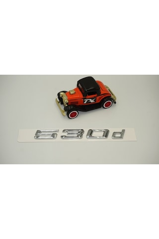 Bmw 530D Bagaj Krom Metal 3M 3D Yazı Logo