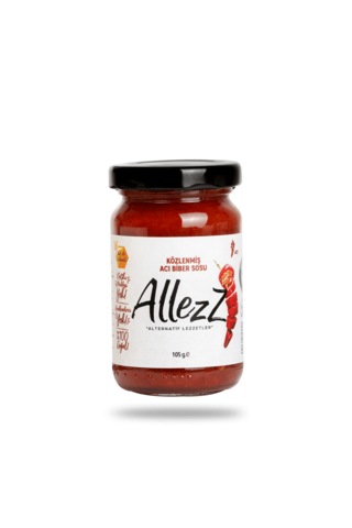 Allezz Közlenmiş Acı Biber Sosu Çok Acı Hot 105 G