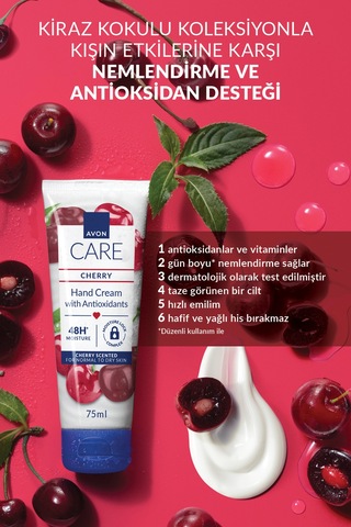 Care Kiraz Kokulu El Kremi 75 Ml. İkili Paket