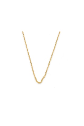 Altın Kaplama Singapur Zincir 45 Cm Zn-248 Altın
